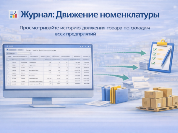 Журнал: Движение номенклатуры